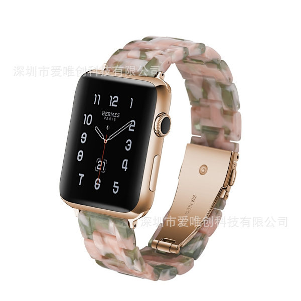 Klockarmband för Apple Watch iWatch 38/40/41mm rosa grön