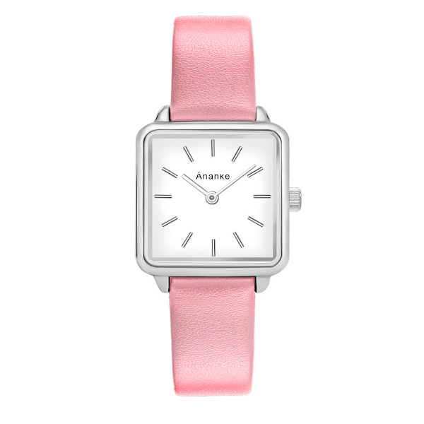 Damklocka Mode Casual Damklocka Japanskt Urverk Läderarmband Vattentät Kvarts Klocka An2515