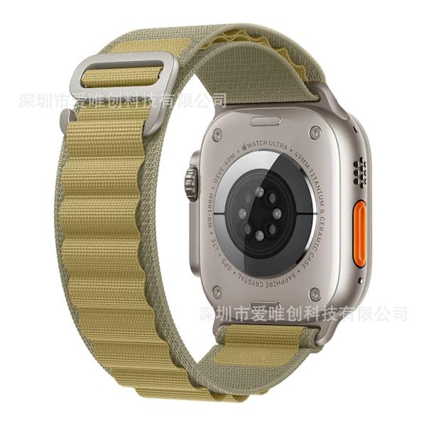 Urrem til Apple Watch iWatch til 1-9 generationer: 38-40-41mm/s10 42mm hvedefarve sølvspænde