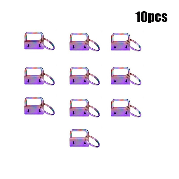 10/60 kpl Avainnauha Avaimenperä Tarvikesetti Kääntyvät Lukot Värikäs Avaimenperän Pohja, Avaimenperän Pohja Rannekkeiden Avaimenperän Valmistukseen 10pcs3
