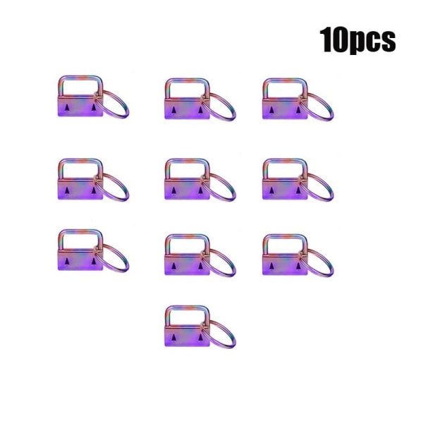 10/60 STK. Nøglesnors Nøglering Hardware Sæt Drejelige Karabinhager Farverig Nøglevedhæng, Nøglering Vedhæng Hardware til Armbånd Nøglering Fremstilling 40pcs