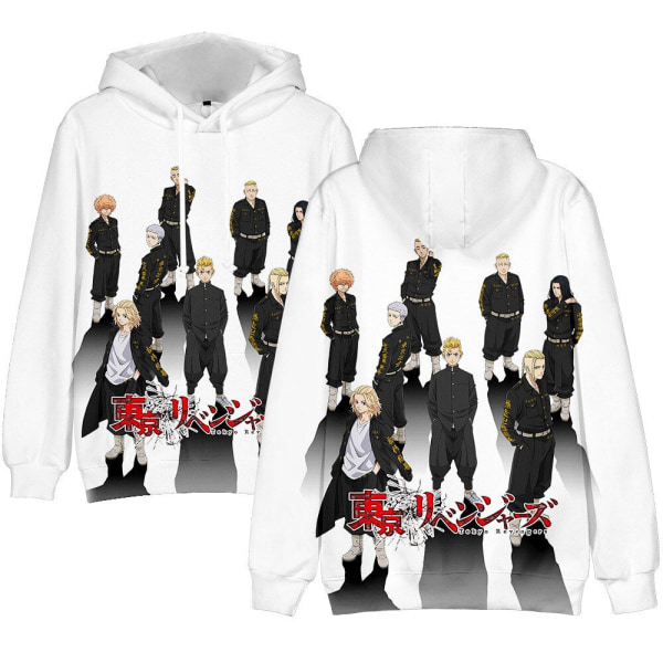 Anime Tokyo Avengers Cosplay T-paita Draken Manji Gang -viitta kesään Haori Kimono Tee Miesten lyhythihainen 11 XXS