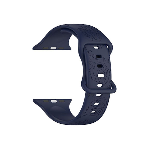 Klockarmband för Apple Watch iWatch 38/40/41/10:e generationen 42mm mörkblå