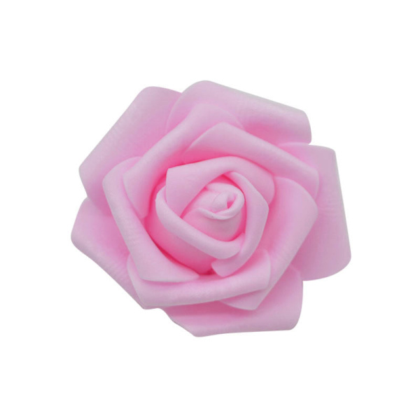 20 st 6 cm Stora PE Skumrosor Konstgjorda Blomhuvuden För Bröllopsfest Dekoration DIY Kransar Hem Dekorativa Hantverksmaterial F07 red 30pcs