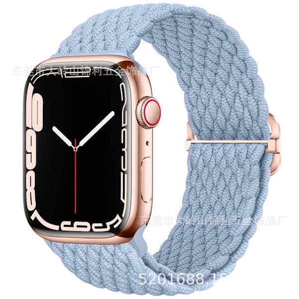 Klockarmband för Apple Watch iWatch 38/40/41/42mm Skifferblå