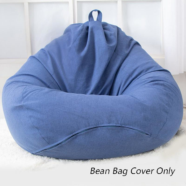 Aikuisten Lasten Suuri Säkkituoli Sohvan Päällinen Sisäkäyttöön, Lazy Lounger, Ei Täytettä Red L