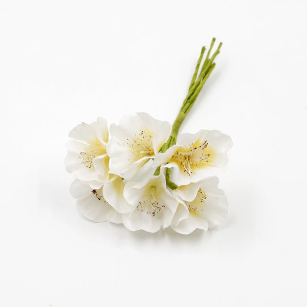 Kunstig Blomst Silke Kirsebær Kunstig Plante Bukett For Bryllup Hjem Dekor DIY Gaveeske Krans Nyttår Krans Dør Blue