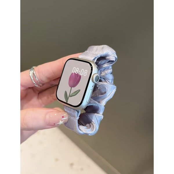 Klockarmband för Apple Watch iWatch 38/40/41/ 10:e generationen 42mm universal lavendelgrå