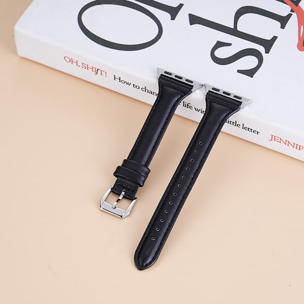 Klockarmband för Apple Watch iWatch för 42-44-45mm svart