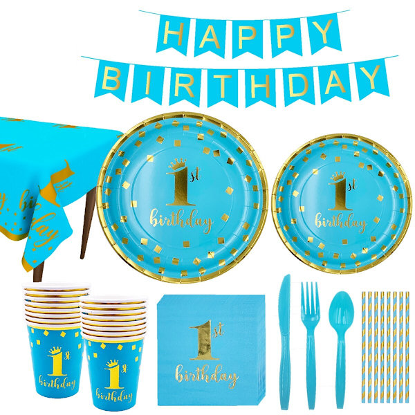 1 stk. Første Bursdag Party Hatter 1. 2. 3. Krone Bursdag Hatter Nummer Én Party Dekor Barn Tilbehør Nyfødt Barn Style 3