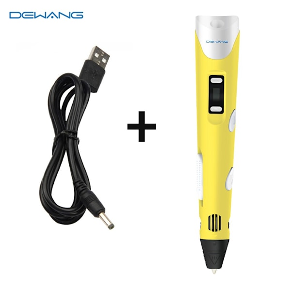 3D Pen Børne Tegnesæt 3D Printer Pen med USB RP800A PLA ABS Filament DIY Legetøj Fødselsdagsgave Tegne Pen 3D Print Pen 10m filament no pen As  photo