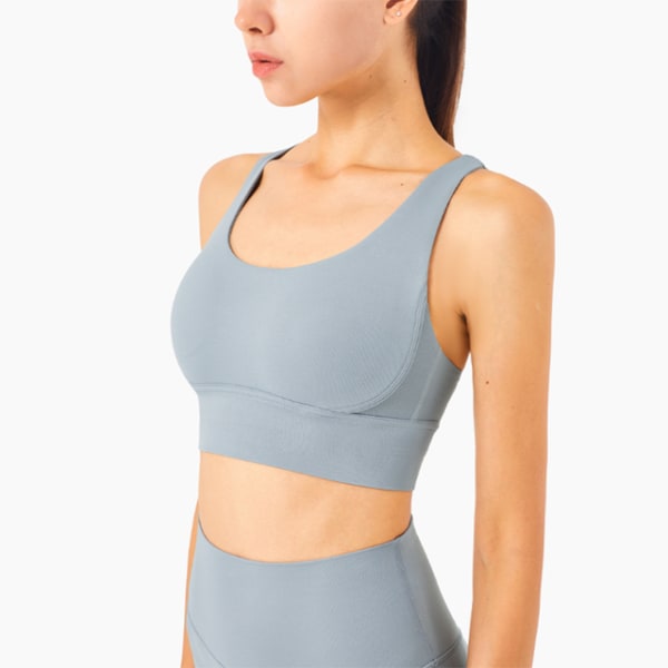 Yoga Toppar BH Enfärgad Och Sexig Sportkläder Utomhus Träningskläder Red XL