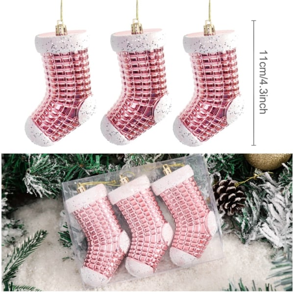 Polkagris Julgransdekoration God Jul Dekorationer för Hemmet Navidad Gåva Julgransprydnader Nyår 6pcs Ornament 3
