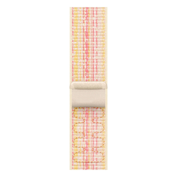 Klockarmband för Apple Watch iWatch 38/40/41/42 s10mm Starlight med Rosa