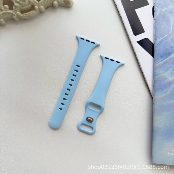 Klockarmband för Apple Watch iWatch 42/44/45/49mm himmelsblå