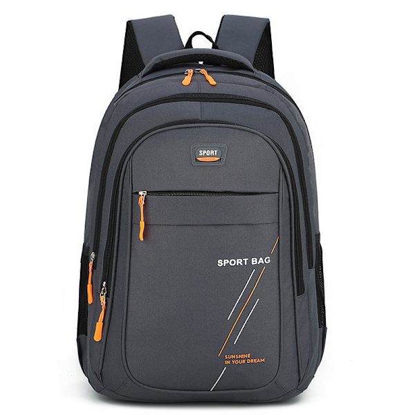 Outdoor Sport Swagger Bag Nylon Ryggsekk for Business Grey