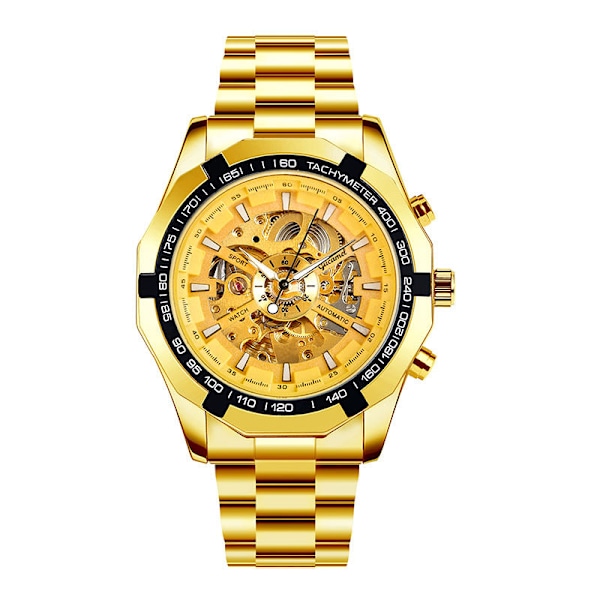 Camel Automatisk Mekanisk Ur Mekanisk Ur Selvlysende Ur Herre Full gold black surface