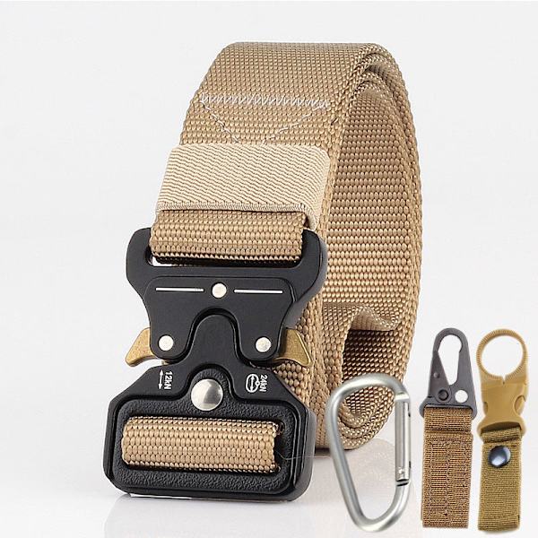 Taktiskt Bälte Herr Militär Fan Taktiskt Bälte Utomhusträningsbälte Army green three-piece set