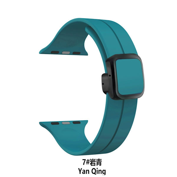 Kellon ranneke Apple Watch iWatch -kelloon Soveltuu: 1/9 sukupolvi SE 38/40/41/49mm 15 rock blue