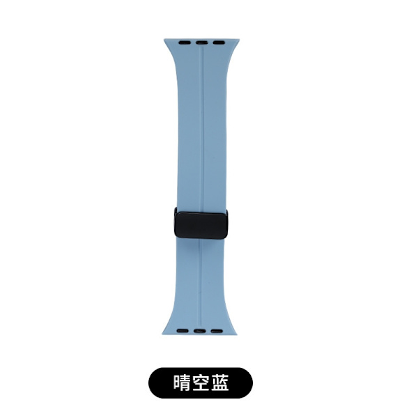 Klockarmband för Apple Watch iWatch 38/40/41/42 S10 SM Himmelsblå