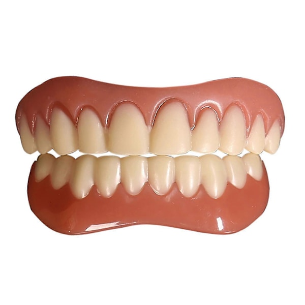 Falske tenner Silikon Øvre Nedre Finer Perfekt Latter Finer Proteser Paste Yj51-3 ZD.16