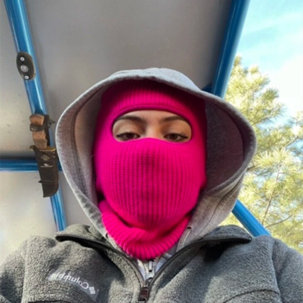 Unisex Kokokasvon peittävä 1-reikäinen hiihtomaski Balaclava Pipopipot Miehille Naisille Armeijan taktinen Cs Tuulenpitävä neulepipo Talviset lämpimät pipot Gray
