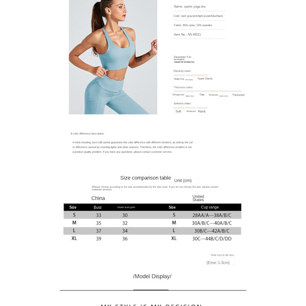 Sport Push up BH Yoga Träning Beauty Back Yoga Väst Sportunderkläder för Kvinnor 011 bra-dark blue XL
