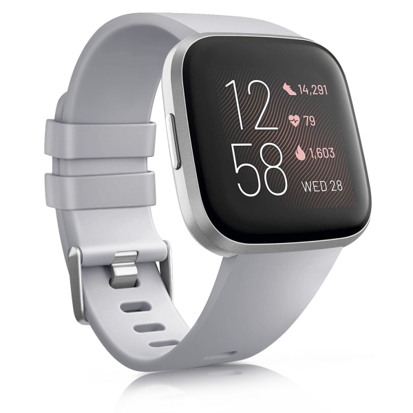 Watch för Fitbit Versa 2 SE-rem Silikon Sportarmband för Fitbit Versa Lite Armband Smartwatch Tillbehör s-rose gold size S for versa 2