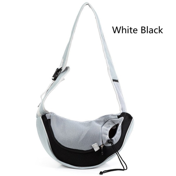 Husdjursvalp Bärväska S/L Utomhus Rese Hund Axelväska Mesh Oxford Enkel Sling Handväska Komfort Tote Väska Andningsbar Kattväska Yellow S