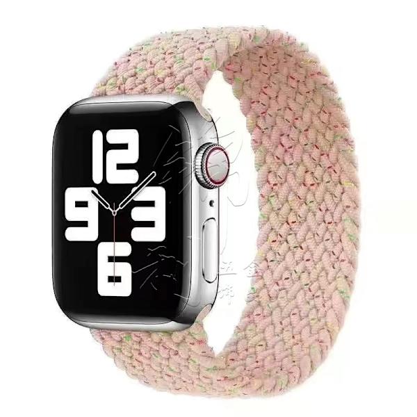 Kellon ranneke Apple Watch iWatch 38/40/41mm kellotaulun koko L ranteen ympärysmitta 167~188mm Tähtiloisto Pinkki