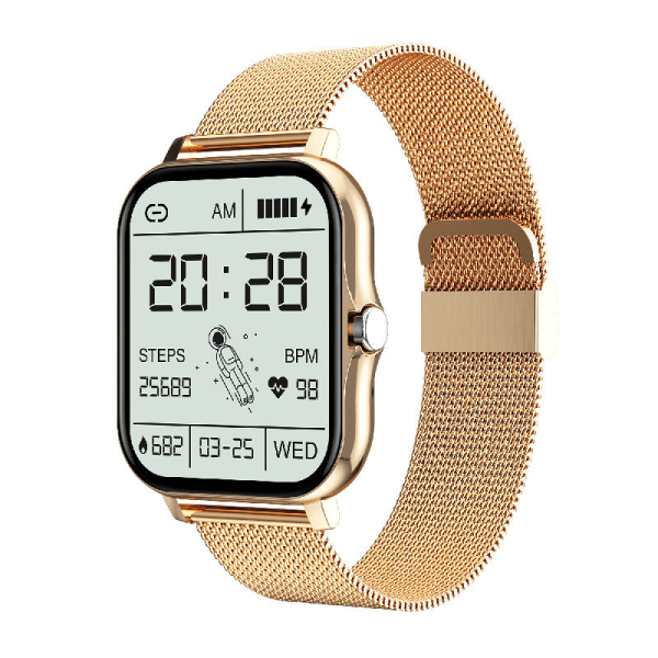 Smart Armband Sportarmband Populär Smart Armbandsur Black-steel belt