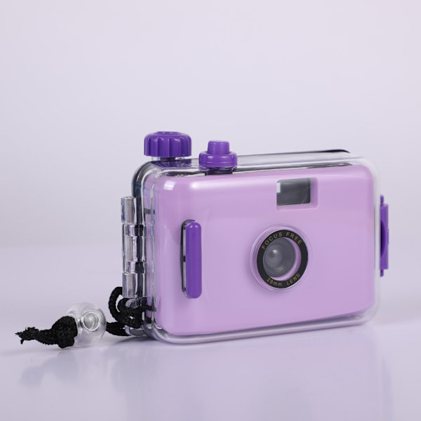 35 mm filmi 3M vedenpitävä lasten retro filmikamera tyhmänkestävä kamera lasten lahja Purple