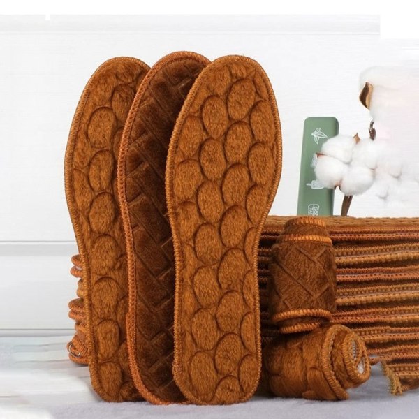 Pehmeä lämmin pohjallinen kenkiin, paksuuntavat lumikengät, kengänpohja, lämpöpehmuste, talviurheiluun, juoksupohjalliset, miehille, naisille, lämmitystyynyt Alpaca Plush EU41-255mm