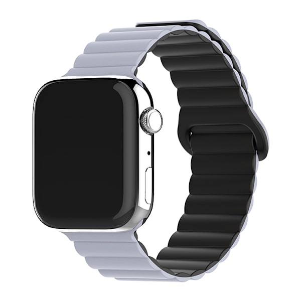 Urrem til Apple Watch iWatch til S10-42mm 38/40/41mm Obsidian Grå med Sort