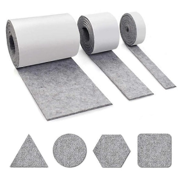 3 Rullar Självhäftande Filt För Möbler (100cm *