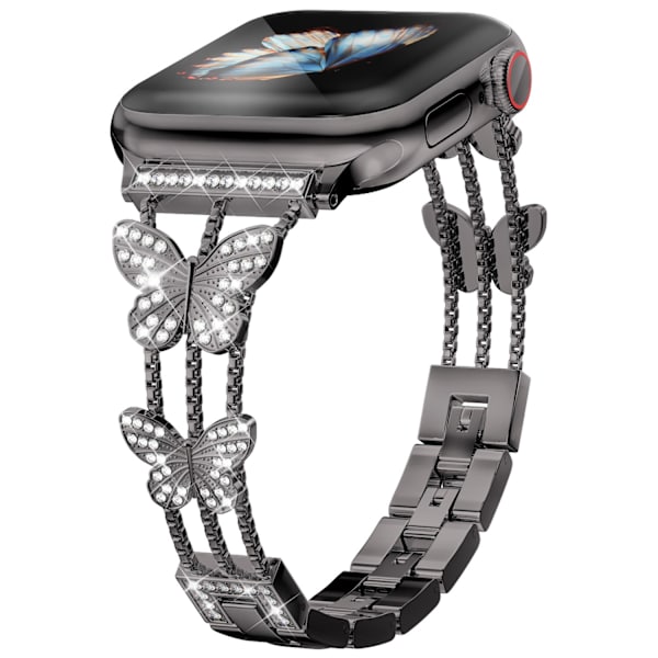 Urrem til Apple Watch iWatch 42/44/45 Sort