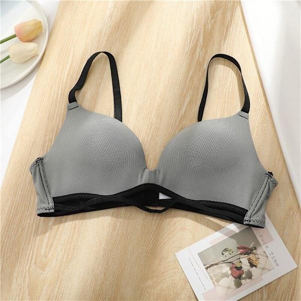 FINETOO Sømløse Dame BH'er Sexet Push Up BH Dame BH'er Undertøj Lingeri til Kvinder Sport Nattøj BH 32-38 Bralette Grey 36A/B