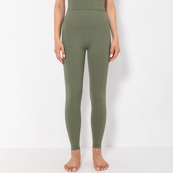 Lulu Yoga Vaatteet Nude Feel Joogahousut Naisten Korkea Vyötärö Lantiota Kohottavat Juoksu Tiukat Joustavat Treenaushousut 6560 trousers-purplish red L