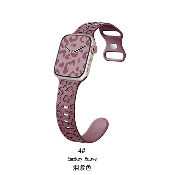 Klockarmband för Apple Watch iWatch 38/40/41mm Rökig Lila
