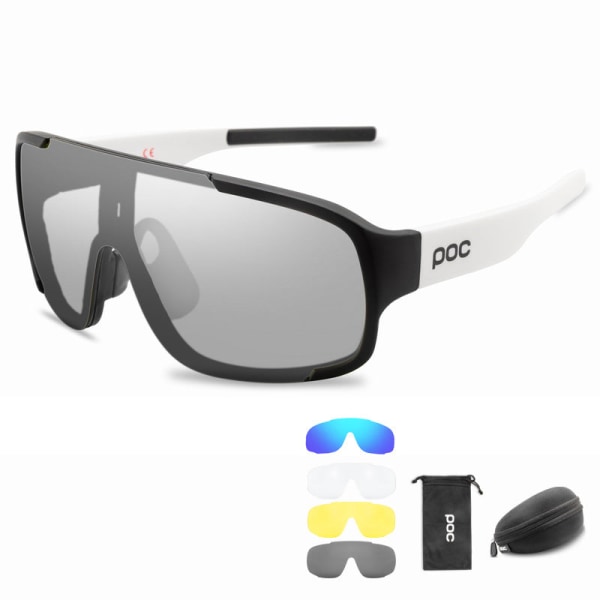 POC Outdoor Cycling Athletic Glasögon 5-lins polariserade färgskiftande glasögon PEP9 17cm