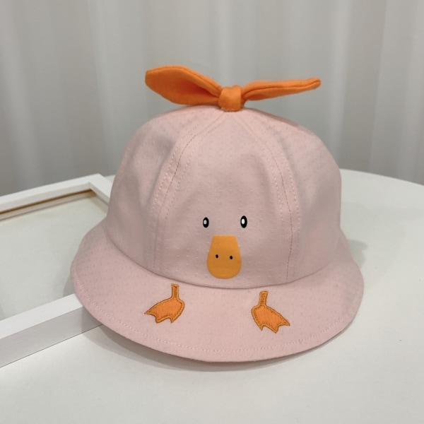 Baby Toddler Barn Pojkar Flickor Anka Tryckmönster Hinkhattar Utomhus Vindtät Solhatt Barn Sommar Cap Tillbehör 309 Blue