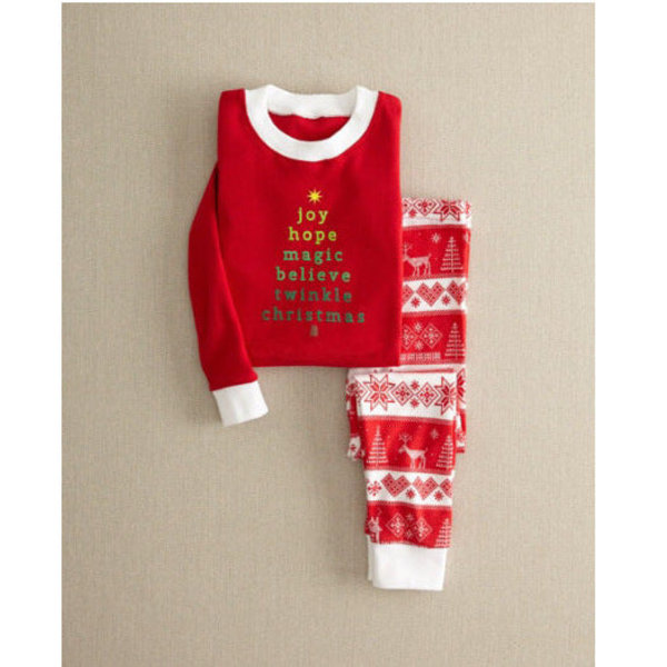 Joulu Pyjamat Yhteensopivat Perhe Pyjamat Naisten Uudet Pyjamat Vanhempi-Lapsi Vaatteet As shown in the figure 12/13T