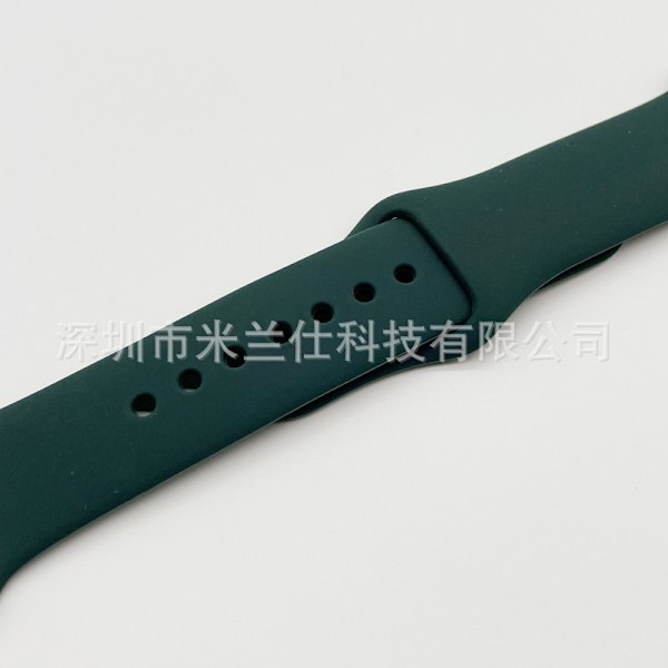 Klockarmband för Apple Watch iWatch 38/40/41/42mm-S10 utökad storlek ML kod 24 olivgrön