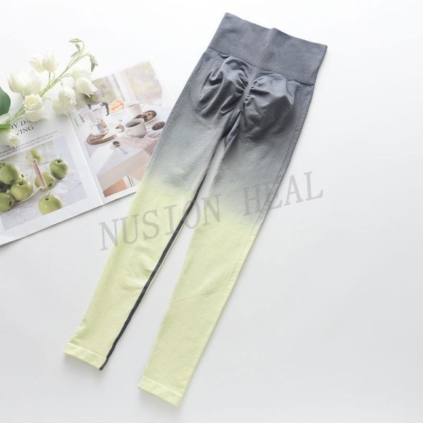 Yoga Set Gym Fitness Kläder Träningsleggings Sportkläder För Kvinnor pant-rose L