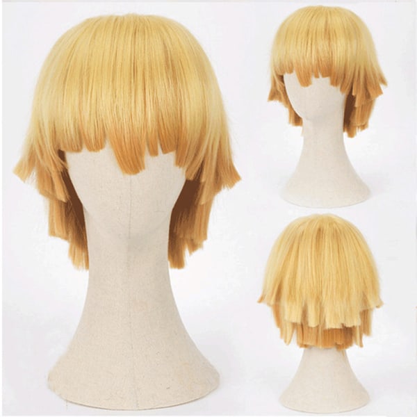 Kids Anime Demon Slayer Kimetsu No Yaiba Cosplay kostym Kimonor Kamado Tanjirou Kamado Nezuko Barn Halloween kostym Peruk kostym style10 wig