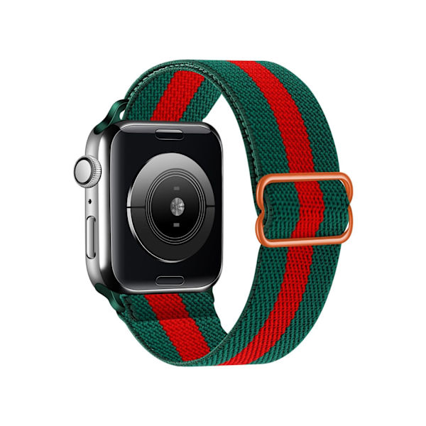 Klockarmband för Apple Watch iWatch 38/40/41MM grön röd grön