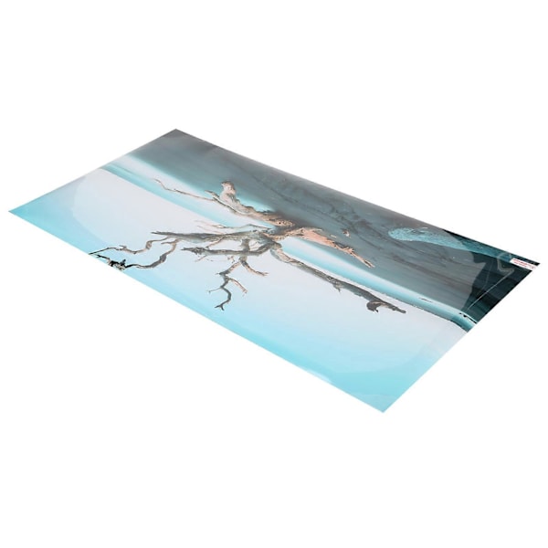 Akvaarion taustakoriste taivas kuihtunut puu 3D PVC itseliimautuva akvaarion tapetti akvaarioon 122x50cm / 48x19.7in