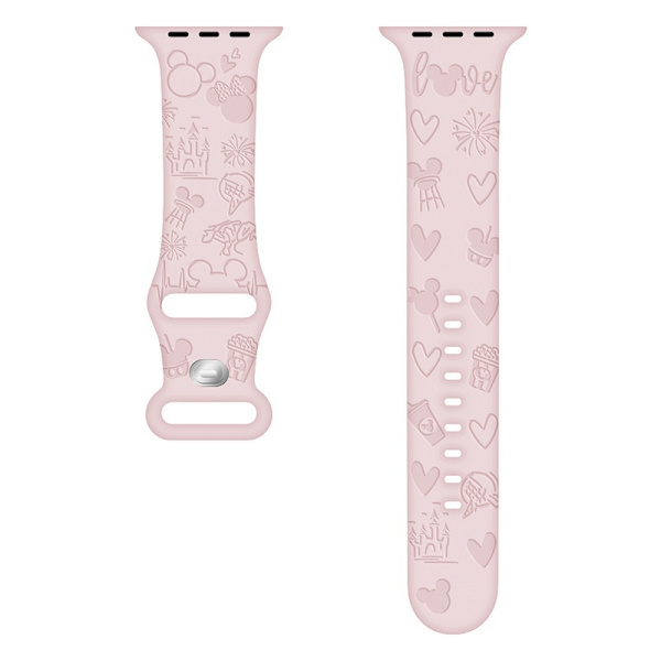 Klockarmband för Apple Watch iWatch 42/44/45/49mm Paradise Rosa Sand