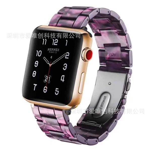 Klockarmband för Apple Watch iWatch 42/44/45mm Lila