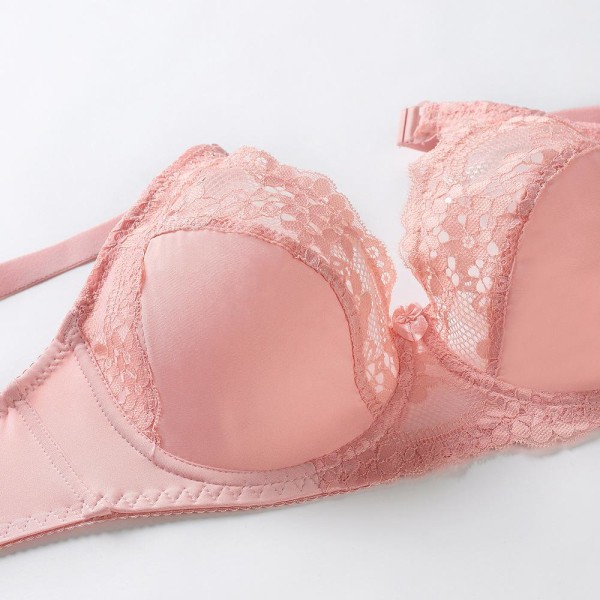 Ohut Plus-kokoinen Bralette Pitsiliivit Naisille Alusvaatteet Seksikäs Rintaliivit Iso Plus-koko White 85C
